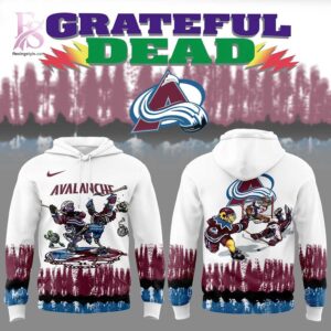 Elegant everyday fashion essential presented in Colorado Avalanche Grateful Dead Shirt 2 suitable for relaxed and smart casual outfits
