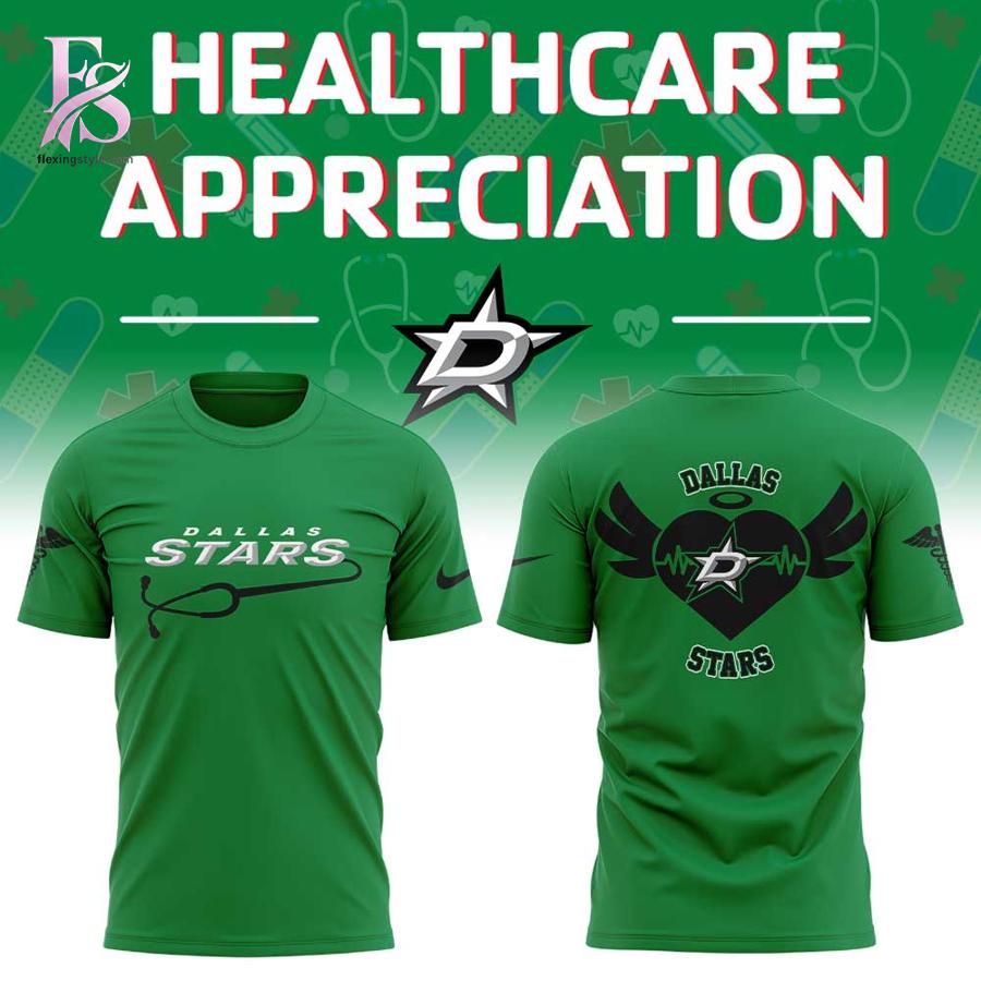 Modern fashion clothing displayed in Dallas Stars Healthcare Appreciation Night 2026 Shirt 1, designed for comfort, versatility, and effortless everyday style.