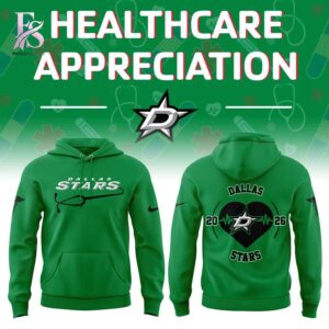 Modern fashion clothing displayed in Dallas Stars Healthcare Appreciation Night 2026 Shirt 2, designed for comfort, versatility, and effortless everyday style.