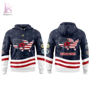 Modern fashion clothing displayed in Dallas Stars Military Appreciation 2026 Hoodie 2, designed for comfort, versatility, and effortless everyday style.