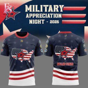 Modern fashion clothing displayed in Dallas Stars Military Appreciation 2026 Hoodie 3, designed for comfort, versatility, and effortless everyday style.