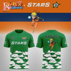 Casual outfit featuring Dallas Stars NARUTO Night 2026 Hoodie 3 with modern and comfortable design.