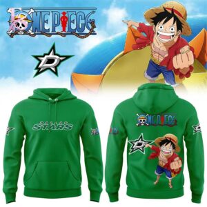 Casual outfit featuring Dallas Stars ONE PIECE Night 2026 Hoodie 1 with modern and comfortable design.