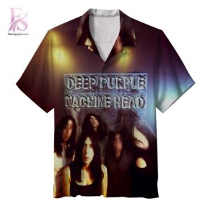 High-quality Deep Purple Machine Head Album Hawaiian Shirt 1 Hawaiian shirt