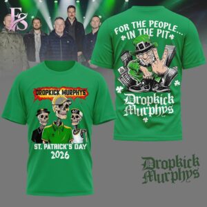 Clear product photo of Dropkick Murphys For The People In The Pit Shirt 2 showing a stylish design and comfortable everyday look.