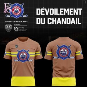 Modern fashion clothing displayed in Edmonton Oilers Fire Safety Service Shirt 1, designed for comfort, versatility, and effortless everyday style.