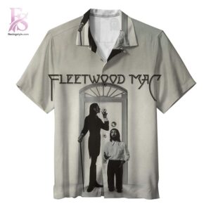 Lightweight tropical Hawaiian shirt with vibrant colors and classic camp collar design – Fleetwood Mac Fleetwood Mac 1975 2026 Hawaiian Shirt 1
