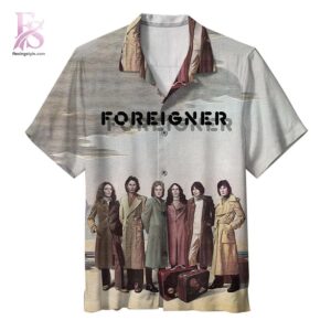 Beach-ready Hawaiian shirt with all-over tropical print and soft premium fabric – Foreigner Band Album Hawaiian Shirt 1