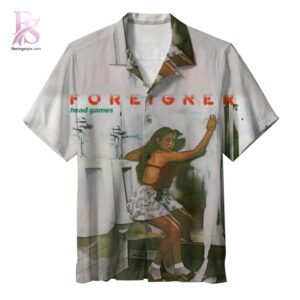 High-quality Foreigner Head Games Album Hawaiian Shirt 1 Hawaiian shirt