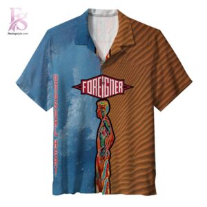 High-quality Foreigner Head Unusual Heat Album Hawaiian Shirt 1 Hawaiian shirt