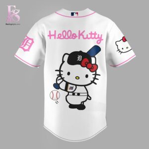 Wear it your way with Hello Kitty 2026 Detroit Tigers Jersey 3.