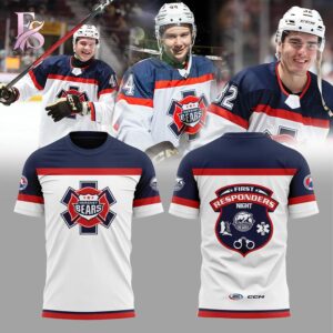 Modern fashion clothing displayed in Hershey Bears First Responders Night 2026 Hoodie 3, designed for comfort, versatility, and effortless everyday style.