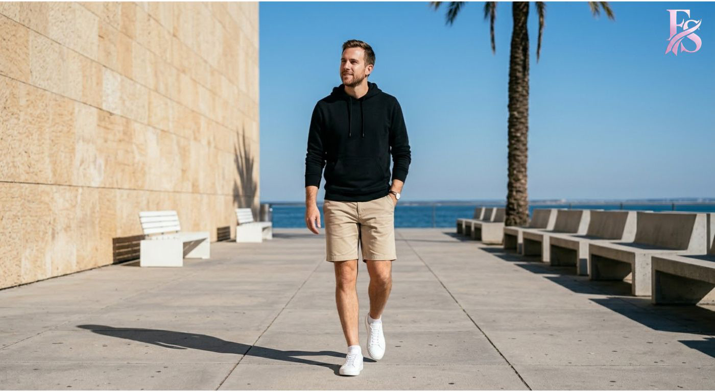 How to Style a Black Pullover Hoodie for a Casual Look (7) Modern fashion clothing displayed in How to Style a Black Pullover Hoodie for a Casual Look (7), designed for comfort, versatility, and effortless everyday style.