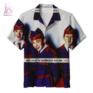 Stylish fashion piece featured in INXS Welcome to Wherever You Are Hawaiian Shirt 1, highlighting modern design, comfortable fabric, and a trendy look perfect for everyday wear.