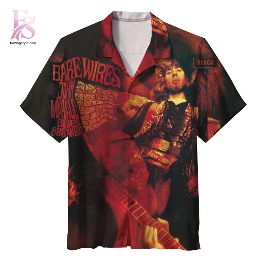 High-quality John Mayall The Bluesbreakers Bare Wires Hawaiian Shirt 1 Hawaiian shirt