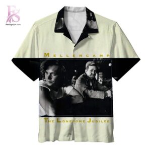 Beach-ready Hawaiian shirt with all-over tropical print and soft premium fabric – John Mellencamp The Lonesome Jubilee Album Hawaiian Shirt 1