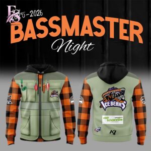 Clear product photo of Knoxville Ice Bears Bassmaster Night 2026 Hoodie 1 showing a stylish design and comfortable everyday look.