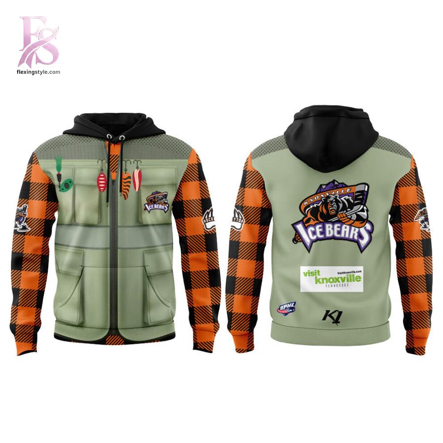 Clear product photo of Knoxville Ice Bears Bassmaster Night 2026 Hoodie 2 showing a stylish design and comfortable everyday look.