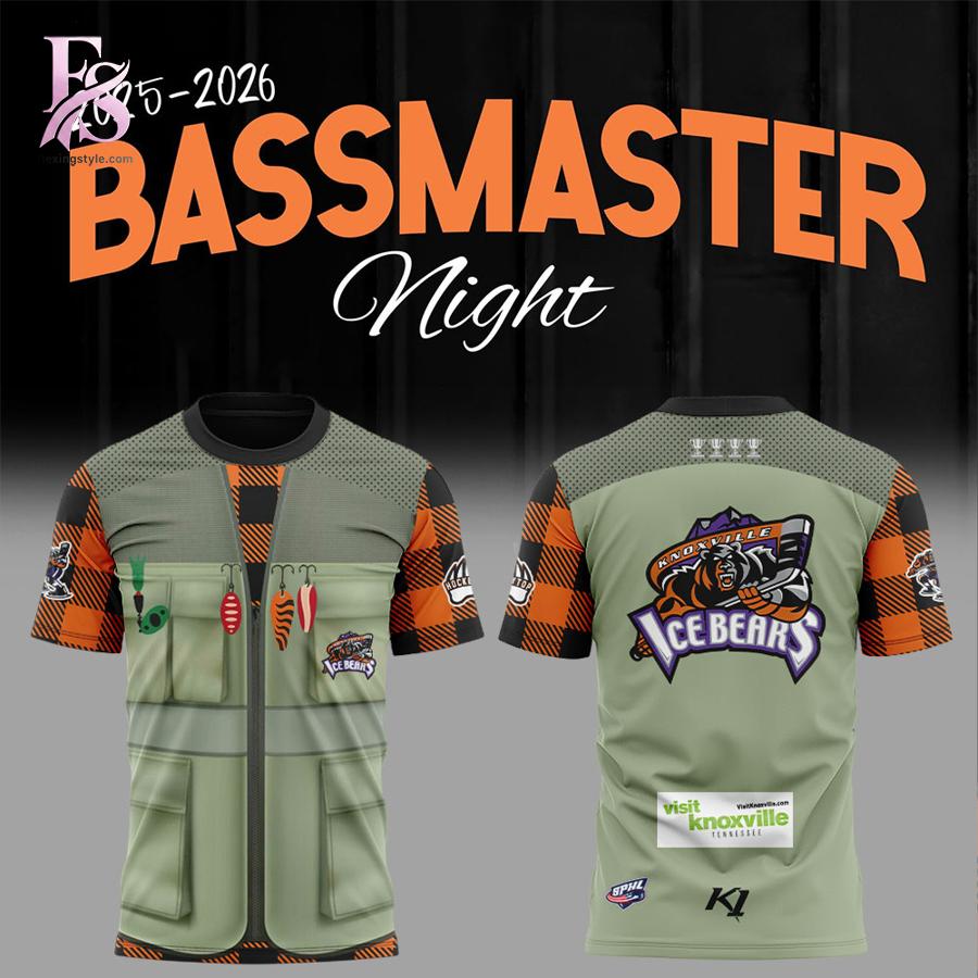 Clear product photo of Knoxville Ice Bears Bassmaster Night 2026 Hoodie 3 showing a stylish design and comfortable everyday look.