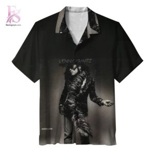 Unisex Hawaiian shirt designed with exotic floral motifs and comfortable relaxed silhouette – Lenny Kravitz Mama Said Hawaiian Shirt 1