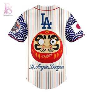 Wear it your way with Los Angeles Dodgers Japan Style Baseball Jersey 3.