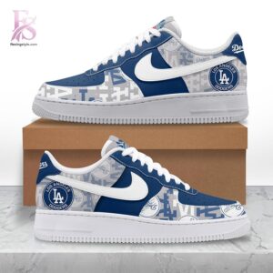 Bring new energy to your look with Los Angeles Dodgers Nike Air Force 1 Shoes 1.