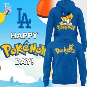 Casual outfit featuring Los Angeles Dodgers Pok mon Hoodie 1 with modern and comfortable design.