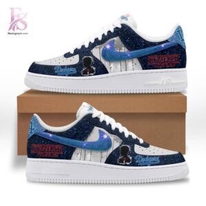 Wear it your way with Los Angeles Dodgers Stranger Things Air Force Shoes 2.