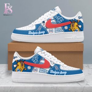 Bring new energy to your look with Los Angeles Dodgers Sweep Air Force Shoes 1.