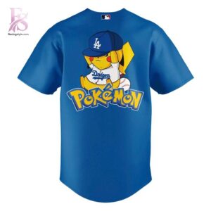 Modern fashion clothing displayed in Los Angeles Dodgers x Pok mon Pikachu 2026 Baseball Jersey 3, designed for comfort, versatility, and effortless everyday style.