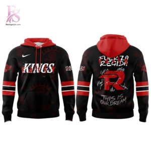 Casual outfit featuring Los Angeles Kings Fuerza Regida This is our Dream Tour 2026 Hoodie 2 with modern and comfortable design.