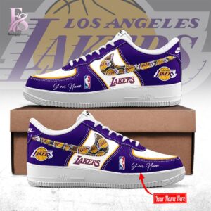 Bring new energy to your look with Los Angeles Lakers 2026 Air Force Shoes 1.
