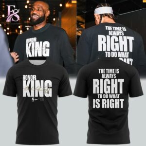 Detailed product image of Los Angeles Lakers History Month Martin Luther King Jr Day Hoodie 4 with eye-catching style and smooth finish.