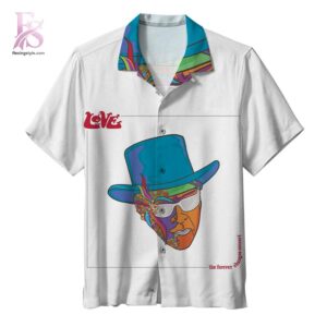 Beach-ready Hawaiian shirt with all-over tropical print and soft premium fabric – Love Band The Forever Changes Concert Album Hawaiian Shirt 1