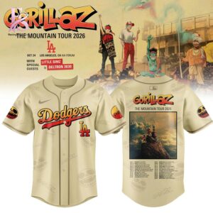 Wear it your way with MLB x Gorillaz The Mountain Tour 2026 Jersey 6.