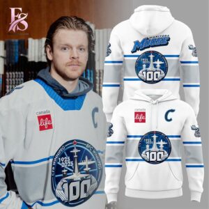 Clear product photo of Manitoba Moose CFB Winnipeg s 100th Anniversary Hoodie 1 showing a stylish design and comfortable everyday look.
