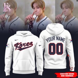 Detailed product image of Men s Team Korea 2026 World Baseball Hoodie 1 with eye-catching style and smooth finish.