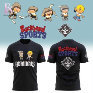 Clear product photo of Milwaukee Admirals Backyard Sports Night Shirt 1 showing a stylish design and comfortable everyday look.