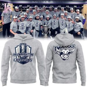 Clear product photo of Minnesota State Mavericks Hockey 2025 26 MacNaughton Cup Champions Hoodie 1 showing a stylish design and comfortable everyday look.