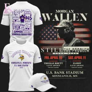 Bring new energy to your look with Minnesota Vikings 2026 Morgan Wallen T Shirt 3.