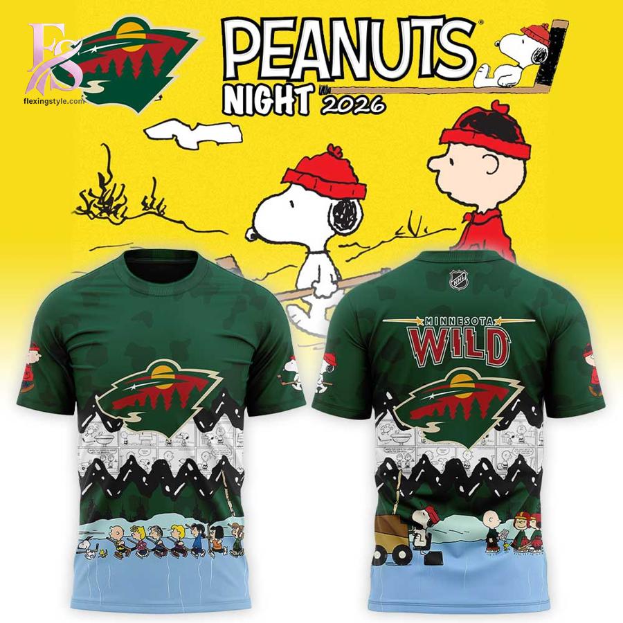 Modern fashion clothing displayed in Minnesota Wild Peanuts Night 2026 Shirt 1, designed for comfort, versatility, and effortless everyday style.