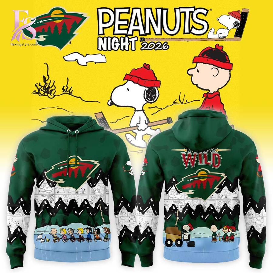 Modern fashion clothing displayed in Minnesota Wild Peanuts Night 2026 Shirt 2, designed for comfort, versatility, and effortless everyday style.