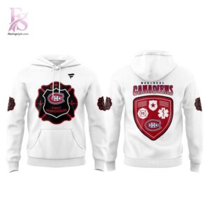 Wear it your way with Montreal Canadiens First Responders Night 2026 Hoodie 2.
