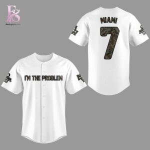 Modern fashion clothing displayed in Morgan Wallen I m The Problem Live in Miami Jersey 2, designed for comfort, versatility, and effortless everyday style.