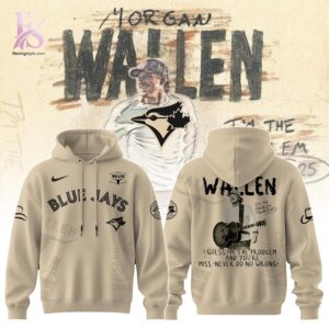 Modern fashion clothing displayed in Morgan Wallen Toronto Blue Jays Hoodie 1, designed for comfort, versatility, and effortless everyday style.