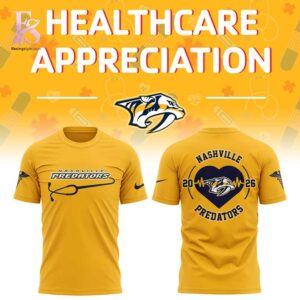 Detailed product image of Nashville Predators Healthcare Appreciation Night 2026 Hoodie 2 with eye-catching style and smooth finish.
