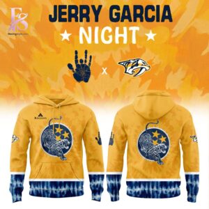 Bring new energy to your look with Nashville Predators Jerry Garcia Night 2026 Hoodie 1.
