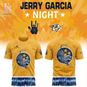 Bring new energy to your look with Nashville Predators Jerry Garcia Night 2026 Hoodie 3.