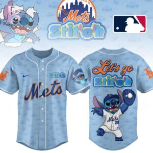 Wear it your way with New York Mets Let s Go Stitch 2026 Baseball Jersey 1.