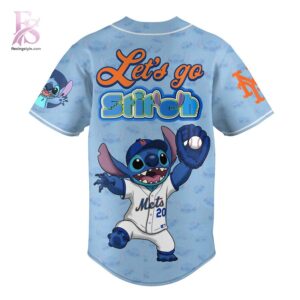 Wear it your way with New York Mets Let s Go Stitch 2026 Baseball Jersey 3.